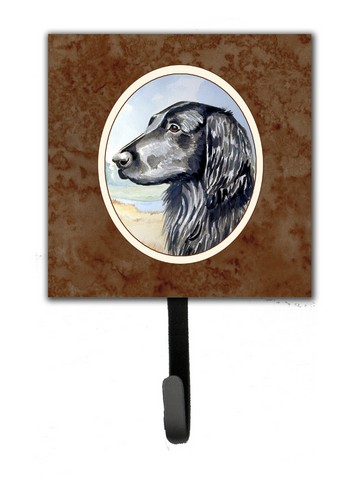 Picture of Carolines Treasures 7064SH4 Flat Coated Retriever Leash or Key Holder&#44; 6 x 1.25 x 4.25 in.