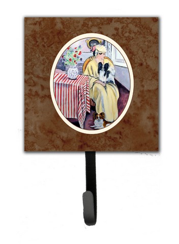 Picture of Carolines Treasures 7069SH4 Lady with Her Papillon Leash or Key Holder