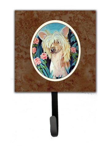 Picture of Carolines Treasures 7087SH4 Chinese Crested Leash or Key Holder&#44; 6 x 1.25 x 4.25 in.