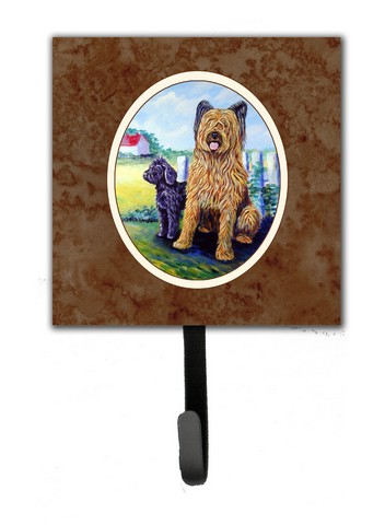 Picture of Carolines Treasures 7092SH4 Briard Leash or Key Holder&#44; 6 x 1.25 x 4.25 in.