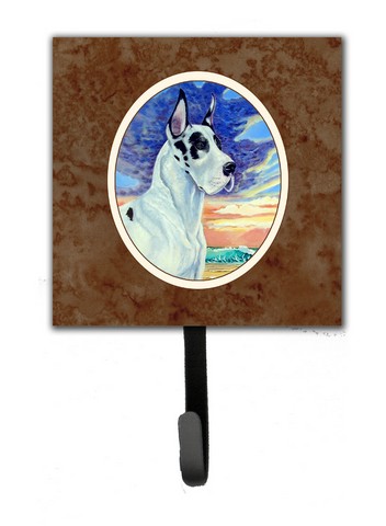 Harelquin Great Dane Leash or Key Holder