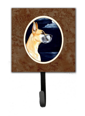 Fawn Great Dane Moonlight Stroll Leash or Key Holder