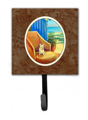 French Bulldog at the Beach Cottage Leash or Key Holder