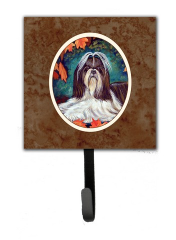 Autumn Leaves Shih Tzu Leash or Key Holder
