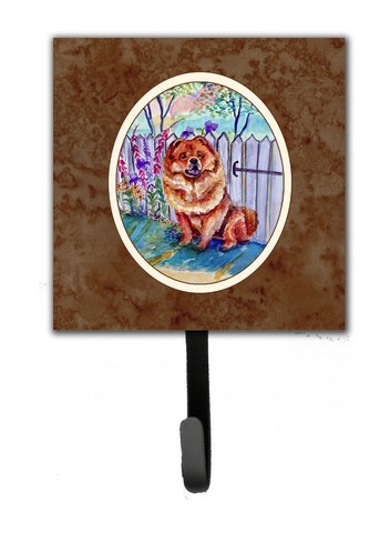 Chow Chow Leash or Key Holder, 6 x 1.25 x 4.25 in.