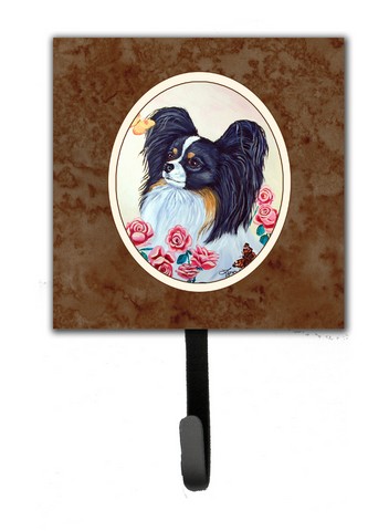 Papillon Leash or Key Holder, 6 x 1.25 x 4.25 in.