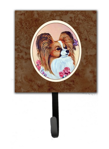 Papillon Leash or Key Holder, 6 x 1.25 x 4.25 in.