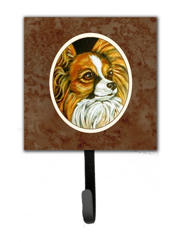 Papillon Leash or Key Holder, 6 x 1.25 x 4.25 in.