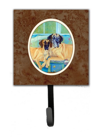 Great Dane Leash or Key Holder, 6 x 1.25 x 4.25 in.