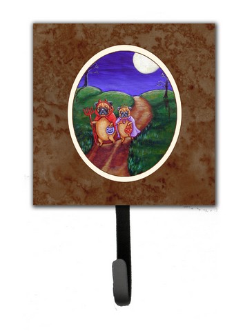 Trick or Treat Halloween Pug Leash or Key Holder