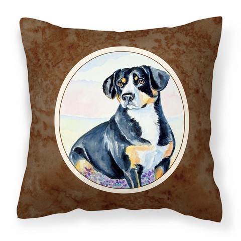Entlebucher Mountain Dog Fabric Decorative Pillow