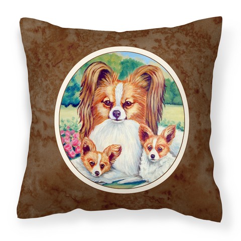 Papillon a Mommas Love Fabric Decorative Pillow