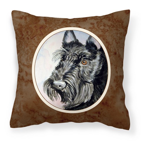 Picture of Carolines Treasures 7047PW1414 Scottish Terrier Fabric Decorative Pillow