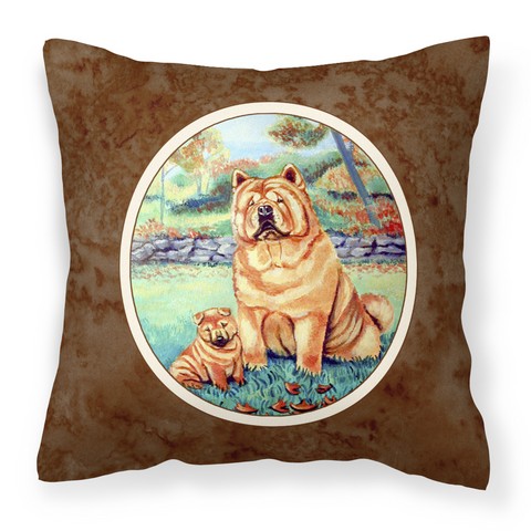 Chow Chow Mommas Love Fabric Decorative Pillow