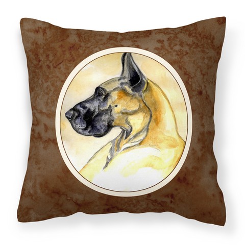 Fawn Great Dane Fabric Decorative Pillow