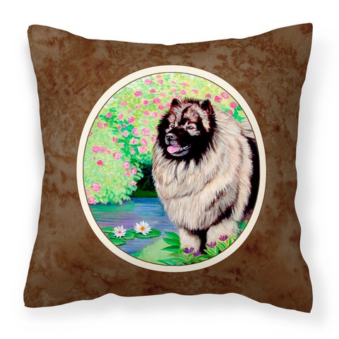 Picture of Carolines Treasures 7074PW1414 Keeshond Fabric Decorative Pillow