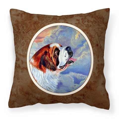 Saint Bernard Loyalty Fabric Decorative Pillow