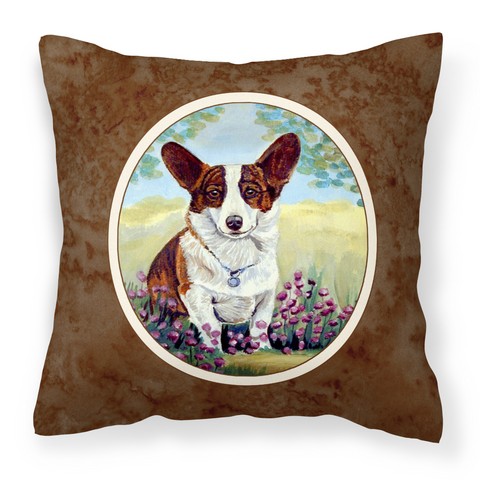 Cardigan Corgi Fabric Decorative Pillow