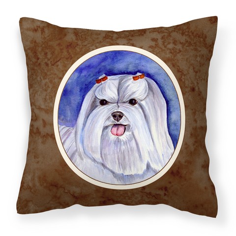 Maltese Fabric Decorative Pillow