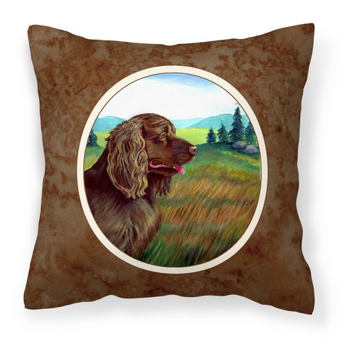 Sussex Spaniel Fabric Decorative Pillow