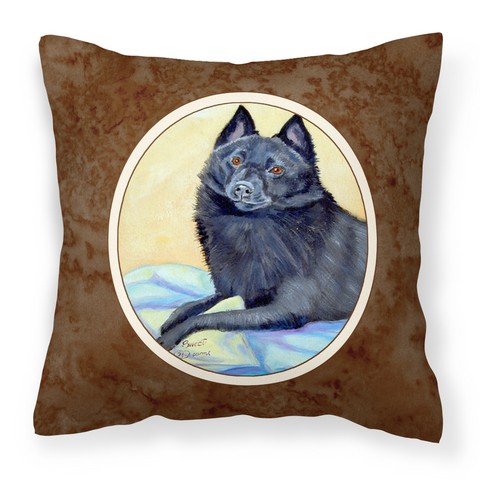 Schipperke Sweet Dreams Fabric Decorative Pillow