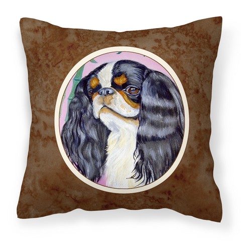English Toy Spaniel Fabric Decorative Pillow