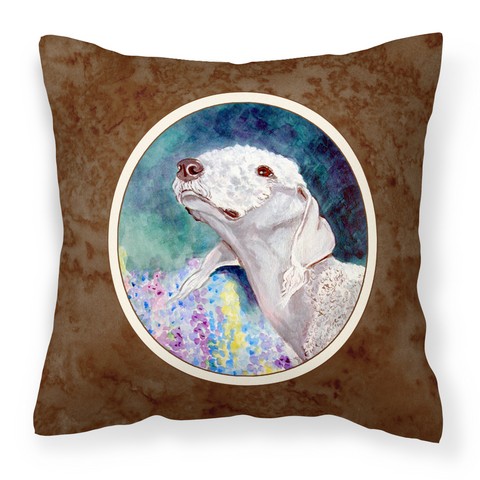 Bedlington Terrier Fabric Decorative Pillow