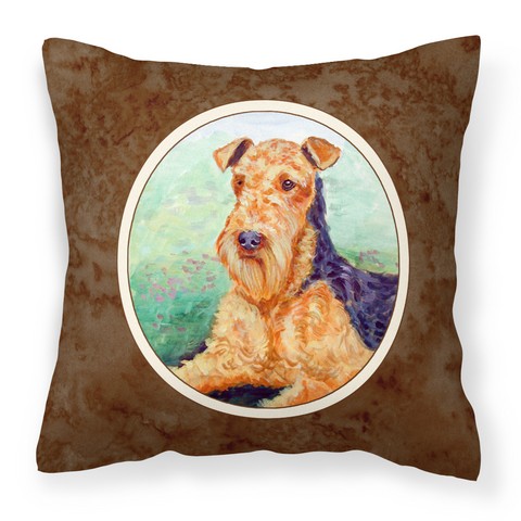 Airedale Terrier Fabric Decorative Pillow