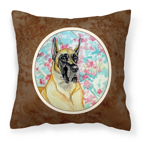 Fawn Great Dane Fabric Decorative Pillow - 14 x 3 x 14 in.