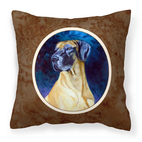 Great Dane Fabric Decorative Pillow - 14 x 3 x 14 in.