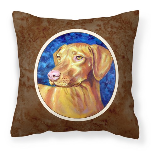 Vizsla Fabric Decorative Pillow - 14 x 3 x 14 in.