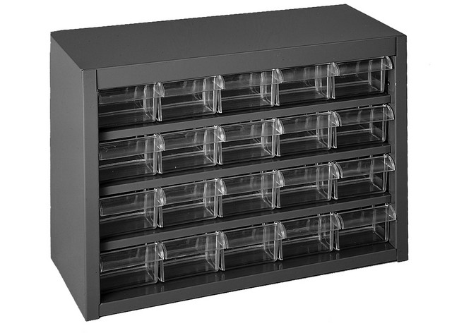 Picture of Durham 016-95 20 Bins Plastic Steel Drawer Cabinets