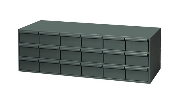 Picture of Durham 032-95 17.25 in. Steel 18 Drawer Cabinet for Small Part Storage, Gray