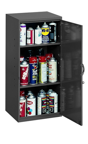 Picture of Durham 056-95 Steel Specialty Storage Aerosol Utility Cabinet, Gray - 19.88 x 14.25 x 32.75 in.