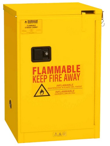 4 gal Flammable Manual Doors Safety Cabinet, Yellow