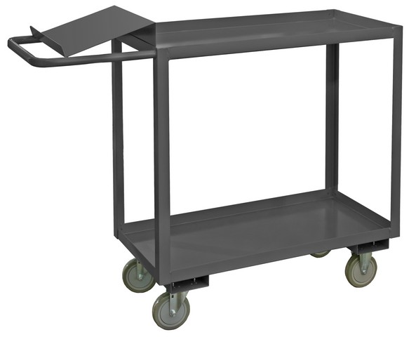 14 Gauge Steel Order Picking Cart with 2 Shelf - 24 x 36 x 41 in.
