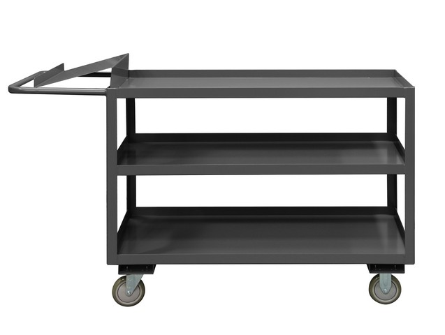 OPC-3060-3-95 14 Gauge Steel Order Picking Cart with 3 Shelves - 60 in.