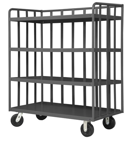No.95 Open Portable Shelf Truck, Gray - 72 x 30 x 58 in.