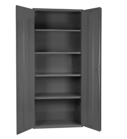 Picture of Durham 2500-4S-95 36 x 24 x 84 in. 16 Gauge Welded Steel Industrial Duty Strength Storage Cabinet with 4 Adjustable Shelves