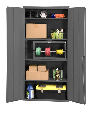 Picture of Durham 2501-4S-95 36 x 24 x 72 in. 16 Gauge Welded Steel Industrial Duty Strength Storage Cabinet with 4 Adjustable Shelves
