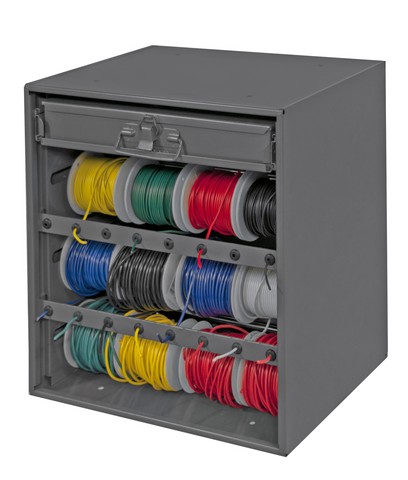 Picture of Durham 297B-95 16.44 x 15.19 x 11.88 in. Prime Cold Rolled Steel Wire & Terminal Storage Cabinet&#44; Gray