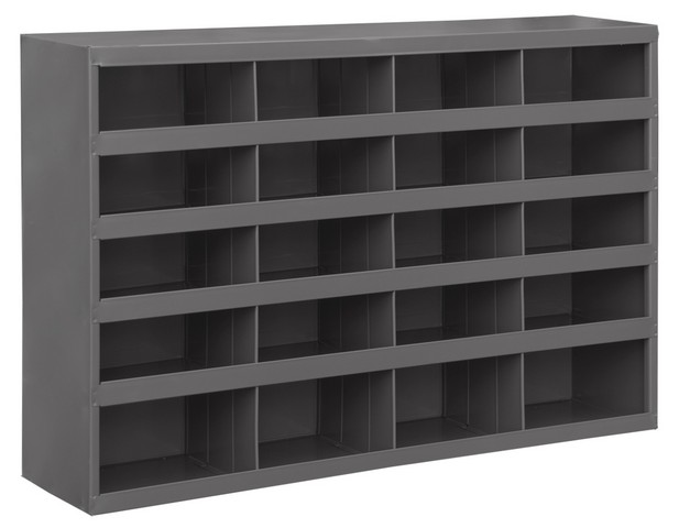 Picture of Durham 394-95 Steel 20 Opening Bins for Small Part Storage, Gray - 33.75 x 8.5 x 22.25 in.