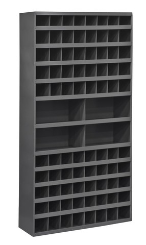 Cold Rolled Steel Opening Parts Bin Cabinet  Gray