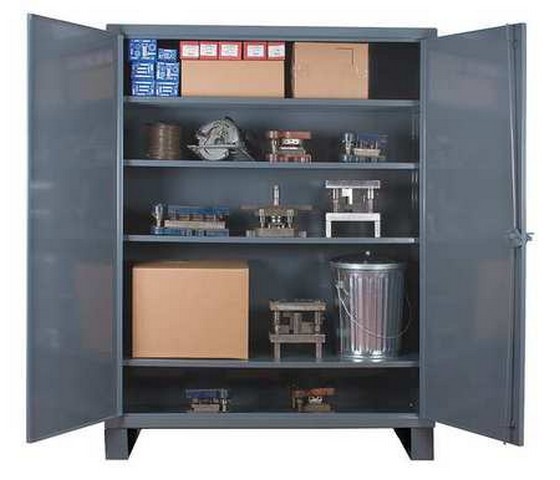 12 Gauge Heavy Duty Storage Cabinet with 4 Shelves