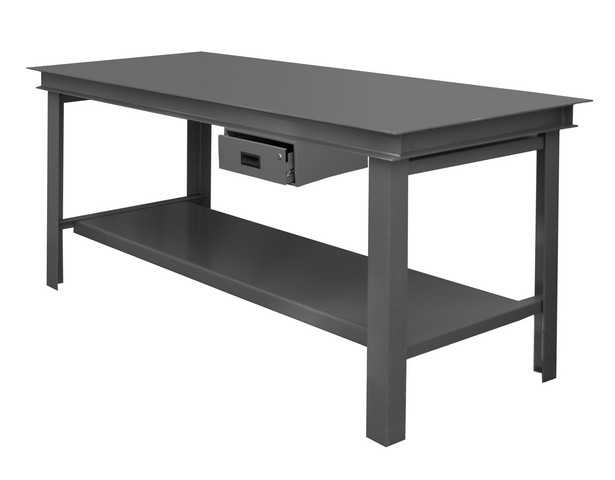 HWB-3660-95 No. 95 Super Heavy Duty Workbench, Gray - 60 x 36 x 34 in -  Durham