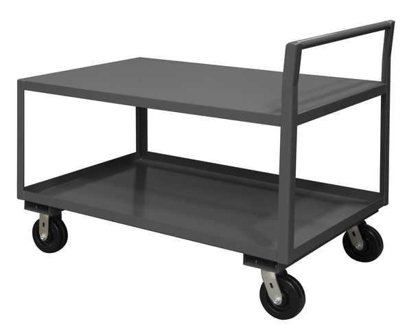 48 x 24 x 38.75 in. Low Deck Service Truck & Phenolic Casters