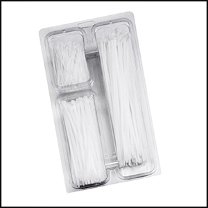 Picture of EverMark EM-ACTPAC-400-9 4 x 7 x 11 in. Cable Tie Combo Pack, Natural - 18 & 50 lbs