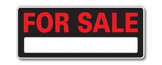 WHM016-01 For Sale Clip-On Sign