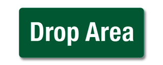 GHM026 Drop Area Clip-On Sign