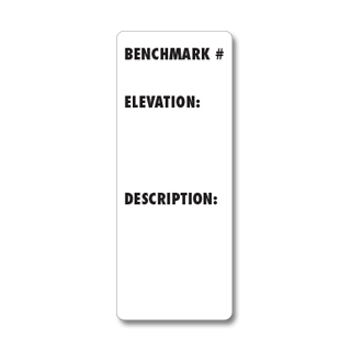 Benchmark Clip-On Sign